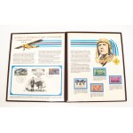 United States of America (USA), set of philatelic sheets commemorating the 50th anniversary of Charles Lindbergh