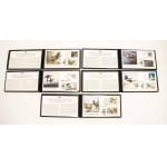 New Zealand, set of 5 philatelic full sheets: Ducks, 1993–1998