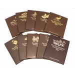 United States of America (USA), set of 10 stamp albums featuring Ducks, 1987–1996