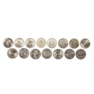 Poland, People's Republic of Poland, set of 15 coins: 10 zlotych and 20 zlotych, 1967–1980 [2]