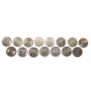 Poland, People's Republic of Poland, set of 15 coins: 10 zlotych and 20 zlotych, 1967–1980 [2]