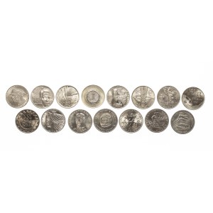 Poland, People's Republic of Poland, set of 15 coins: 10 zlotych and 20 zlotych, 1967–1980 [3]
