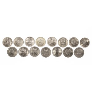 Poland, People's Republic of Poland, set of 15 coins: 10 zlotych and 20 zlotych, 1967–1980 [3]