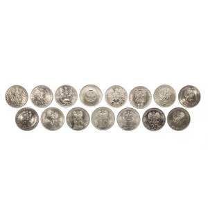 Polsko, Polská lidová republika, sada 15 mincí: 10 a 20 zlotých, 1967–1980 [4]