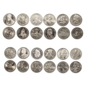 Polska, PRL, zestaw 24 monet: 50, 100, 500 i 10000 złotych 1979-1992 [2]