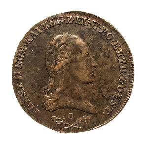 Austria, Francis II, 6 kreuzer, 1800 C, Prague