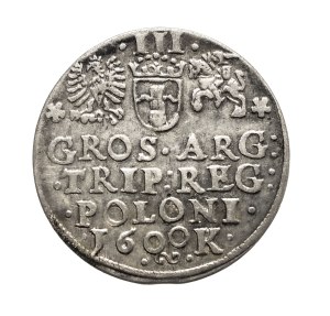 Polska, Zygmunt III Waza, trojak 1600, Kraków
