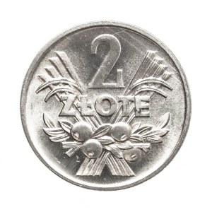 Polska, PRL, 2 złote 1958 Kłosy, Warszawa