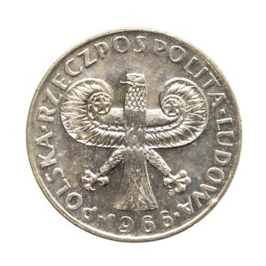 Poland, People's Republic of Poland, 10 zlotych, 1966, The Little Column, Warsaw