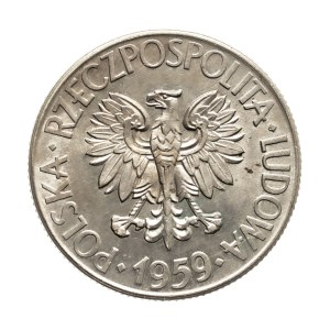 Poland, People's Republic of Poland, 10 zlotych, 1959, Kościuszko, Warsaw