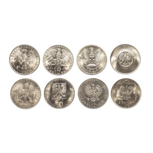 Poland, People's Republic of Poland, set of 10-złoty commemorative coins, 1967–1972