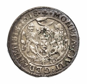Polska, Zygmunt III Waza, ort 1618, Gdańsk