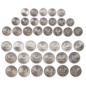 Poland, People's Republic of Poland, set of 39 coins, 1973–1988