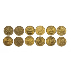 Poland, People's Republic of Poland, set of 12 2 zlote coins, 1975–1987