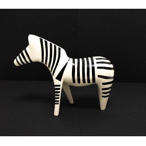 Zebra Figurine, designed by Mieczysław Naruszewicz, 1957, Chodzież
