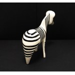 Zebra Figurine, designed by Mieczysław Naruszewicz, 1957, Chodzież