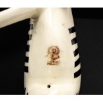 Zebra Figurine, designed by Mieczysław Naruszewicz, 1957, Chodzież