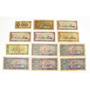 Romania, set of 12 banknotes, 1966