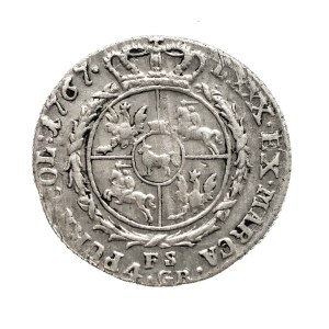 Polen, Stanisław August Poniatowski, Złotówka 1767, Warschau.
