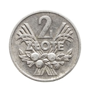 Polska, PRL, 2 złote 1958 Jagody, Warszawa