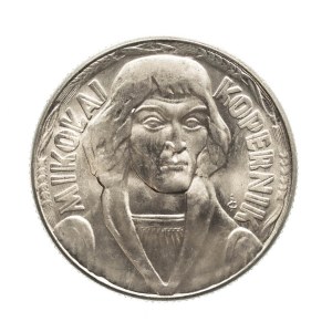 Poland, People's Republic of Poland, 10 zlotych, 1965, Copernicus, Warsaw