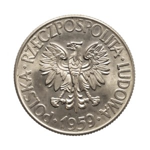 Poland, People's Republic of Poland, 10 zlotych, 1959, Kościuszko, Warsaw