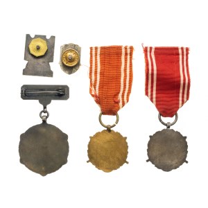 Polen, Volksrepublik Polen, Set mit 5 Auszeichnungen