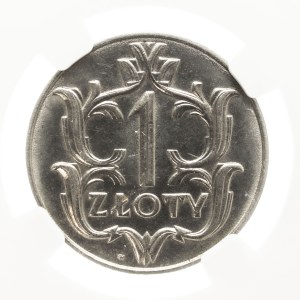 Polen, Zweite Republik, 1 Złoty, 1929. MS 63.