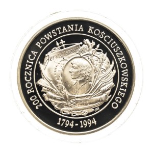 Poland, Republic of Poland since 1989, 200,000 zlotys, 1994, 200th Anniversary of the Kościuszko Uprising