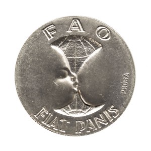Poland, People's Republic of Poland, 10 zlotych, 1971, FAO - Fiat Panis, TRIAL, nickel