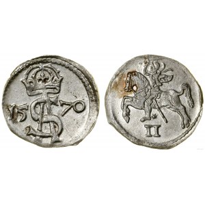 Poland, dwudenar, 1570, Vilnius