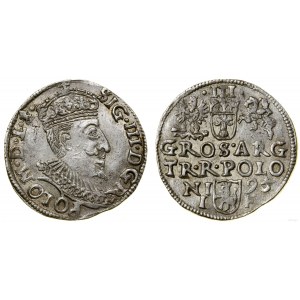 Poland, trojak, 1595, Olkusz