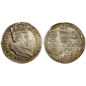 Polska, trojak, 1598, Olkusz