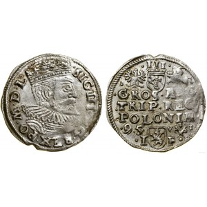Polska, trojak, 1595, Poznań