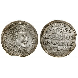 Poland, trojak, 1595, Riga