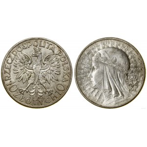 Poland, 10 gold, 1932, England