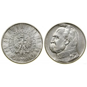 Poland, 10 zloty, 1937, Warsaw