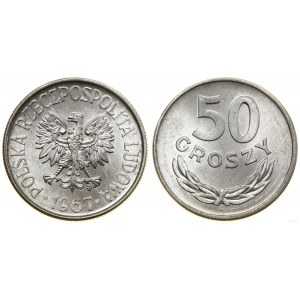 Poland, 50 grosz, 1967, Warsaw