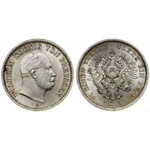 Germany, 1/6 thaler, 1868 A, Berlin