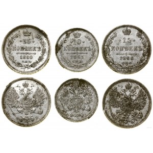 Russia, set of 3 coins