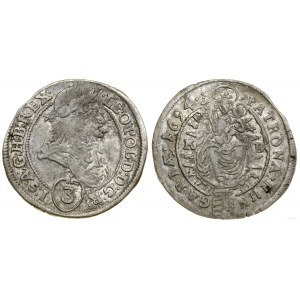 Hungary, 3 krajcars, 1694 KB, Kremnica