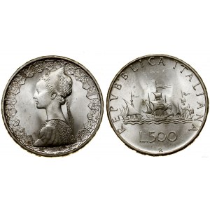 Włochy, 500 lirów, 1967 R, Rzym