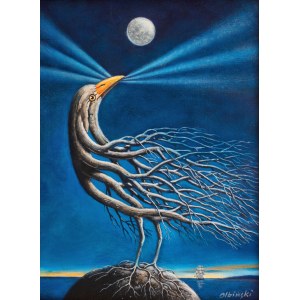 Rafał Olbiński (ur. 1943), Świadek nocy, 1990