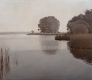 Edmund Łubowski (1918-1993), Pejzaż I, 1990