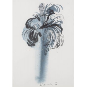 Anna Halarewicz (b. 1983), Untitled (Woman in Black), 2020