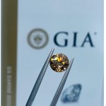 DIAMOND 2.02 CT FANCY BROWN ORANGE UNIFORM - 929-7