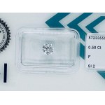 DIAMOND 0.58 CT F - SI2 - IGI - SF30805