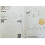 PRÍRODNÝ DIAMANT 0,59 CT SVETLOŽLTÝ - VS2 - OVÁLNY BRUS - IGI - UD30120-1