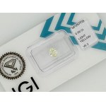 PRÍRODNÝ DIAMANT 0,59 CT SVETLOŽLTÝ - VS2 - OVÁLNY BRUS - IGI - UD30120-1