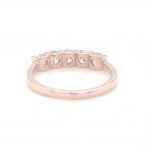 BAGUE EN OR ROSE 2.06 GR AVEC DIAMANTS - RNG40215